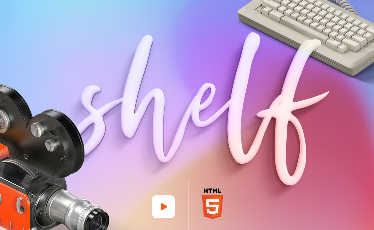 Shelf Logo with a Keyboard and HTML5 Logo
